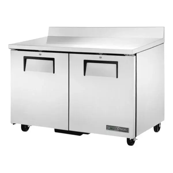 True TWT-48-HC 48 3/8" Worktop Refrigerator with 3 9/16" Backsplash