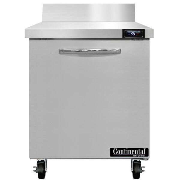 Continental Refrigerator SW27-N-BS 27" Worktop Refrigerator with Backsplash
