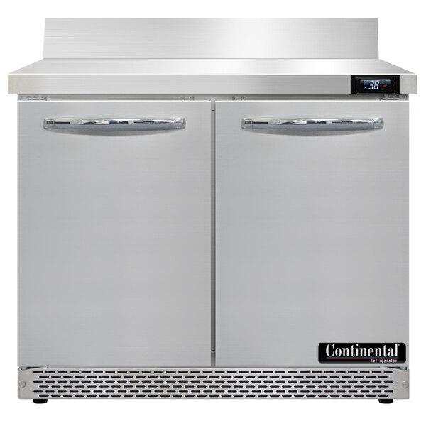Continental Refrigerator SW36-N-BS-FB 36" Front Breathing Worktop Refrigerator