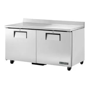 True TWT-60-HC 60 3/8" Worktop Refrigerator with 3 9/16" Backsplash