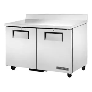 True TWT-48-HC 48 3/8" Worktop Refrigerator with 3 9/16" Backsplash