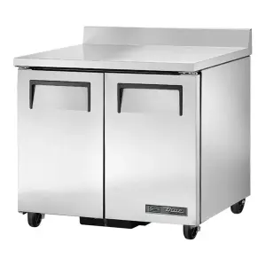 True TWT-36-HC 36 3/8" Worktop Refrigerator with 3 9/16" Backsplash