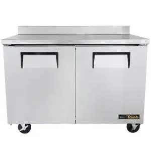 True TWT-48-HC-LH 48 3/8" Worktop Refrigerator with Left-Hinged Doors