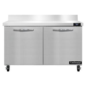 Continental Refrigerator SW48-N-BS 48" Worktop Refrigerator with Backsplash