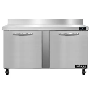 Continental Refrigerator SW60-N-BS 60" Worktop Refrigerator with Backsplash